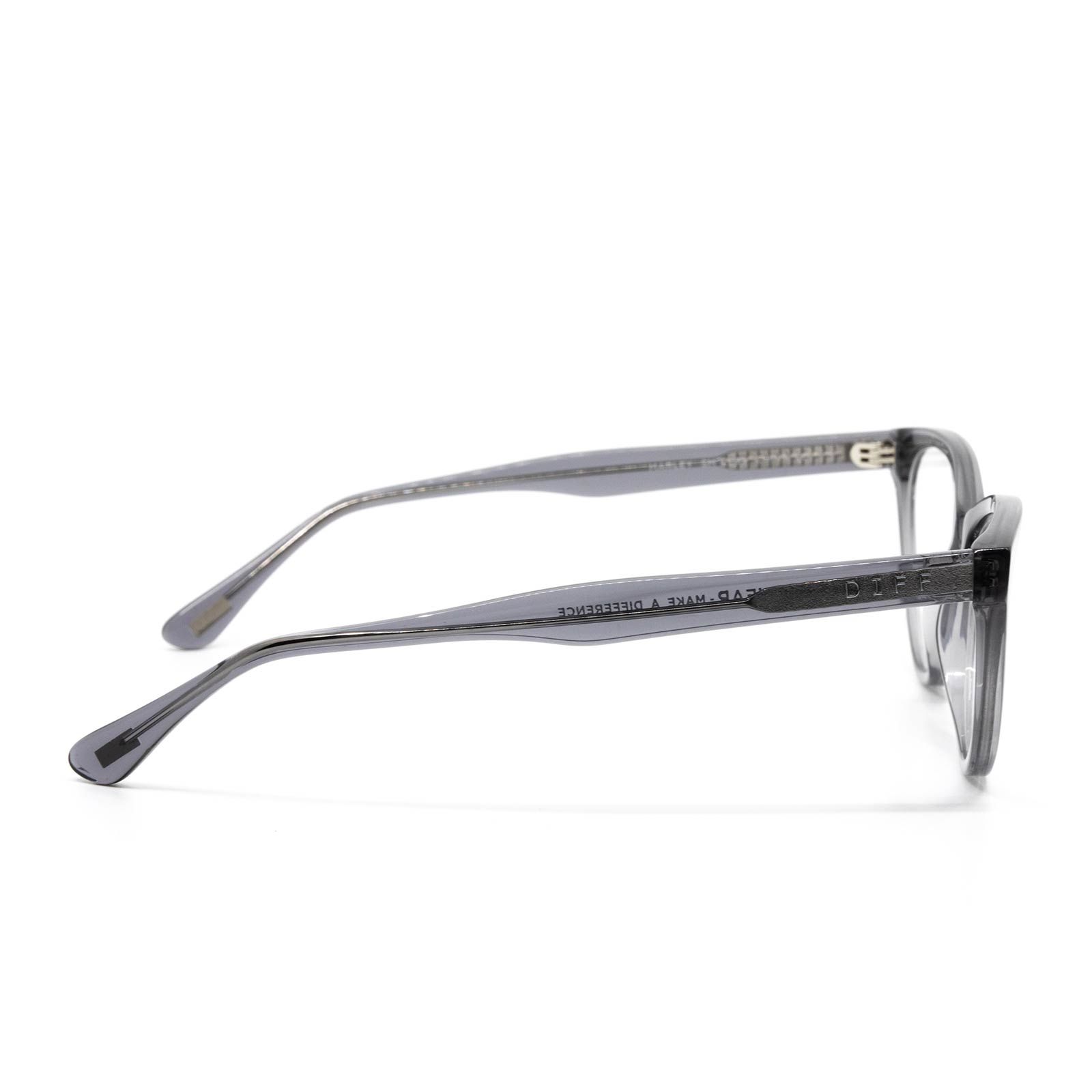 MARLEY - SMOKE + BLUE LIGHT TECHNOLOGY CLEAR GLASSES sold by Diff Eyewear product image thumbnail 3