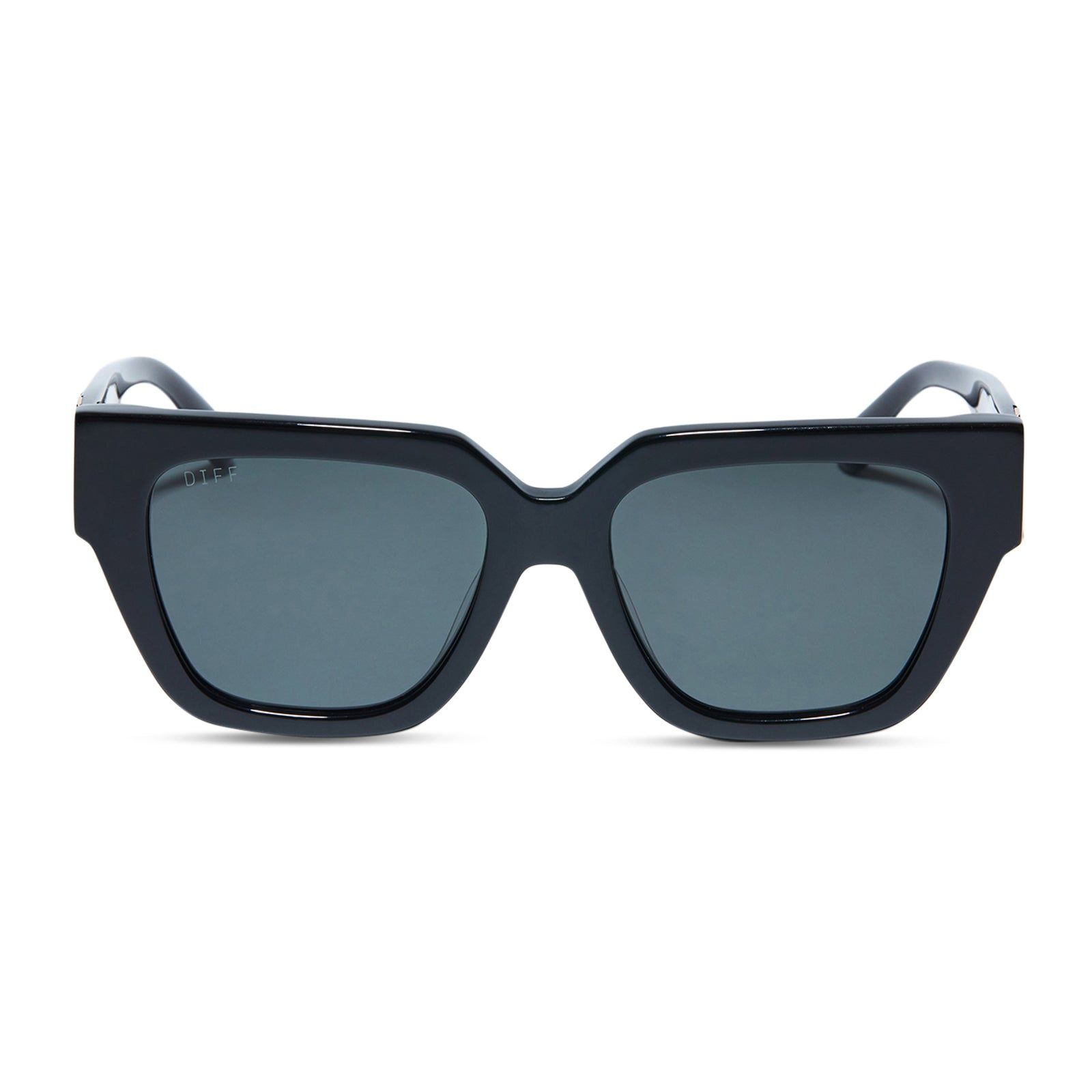 REMI - BLACK + GREY SUNGLASSES sold by Diff Eyewear product image thumbnail 2