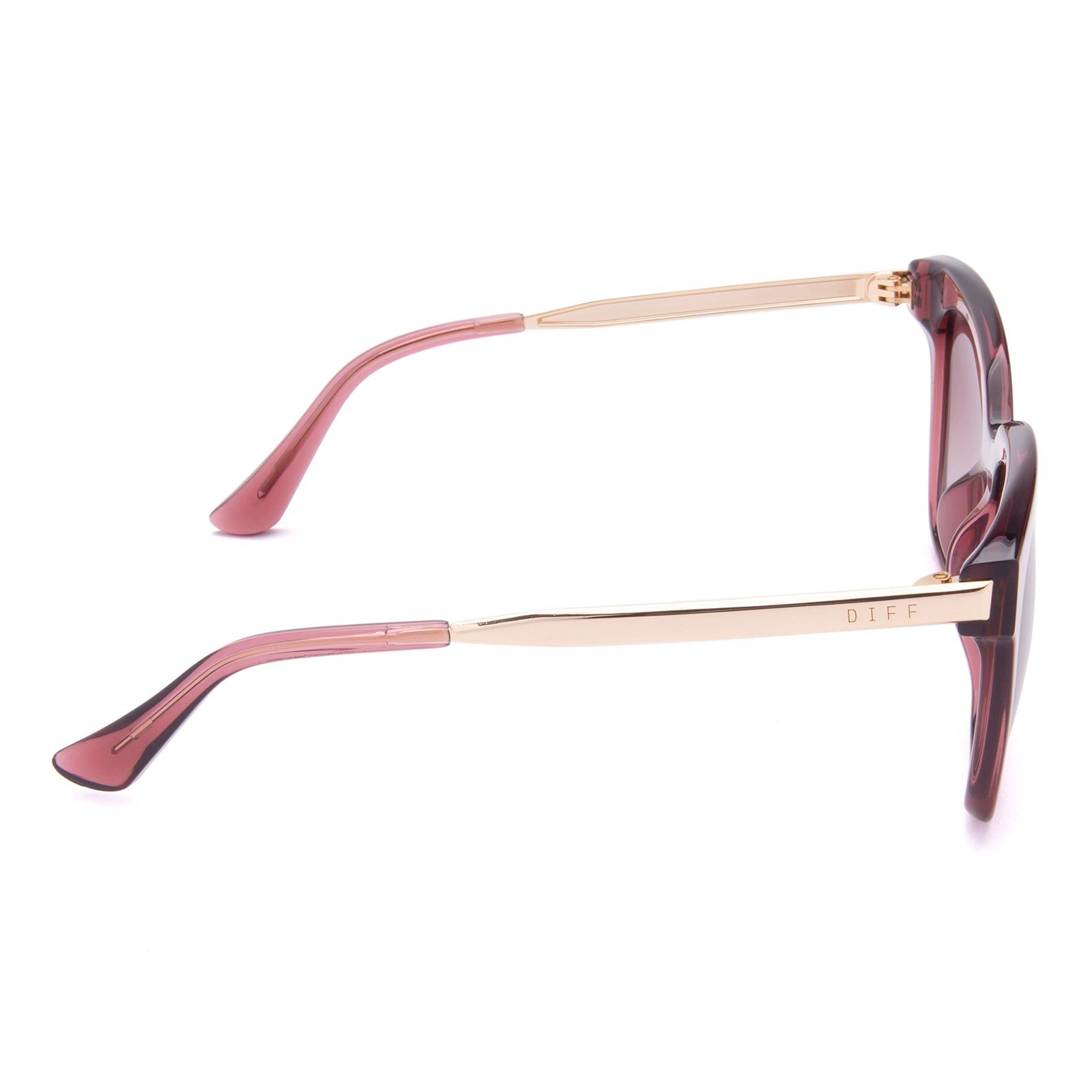 BELLA - MULBERRY + WINE GRADIENT SUNGLASSES sold by Diff Eyewear product image thumbnail 4