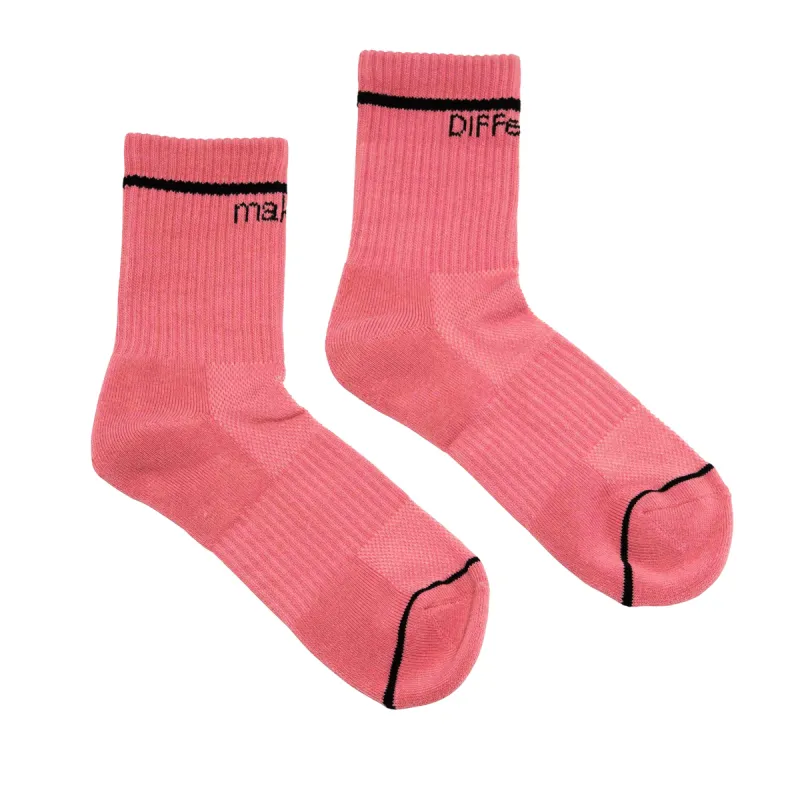 CREW SOCK SINGLE - PINK sold by Diff Eyewear