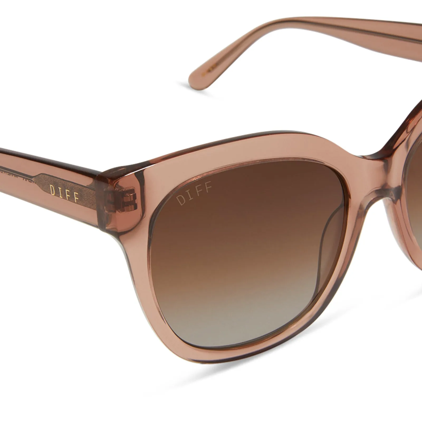 MAYA - CAFÉ OLE + BROWN GRADIENT + POLARIZED SUNGLASSES sold by Diff Eyewear product image thumbnail 4