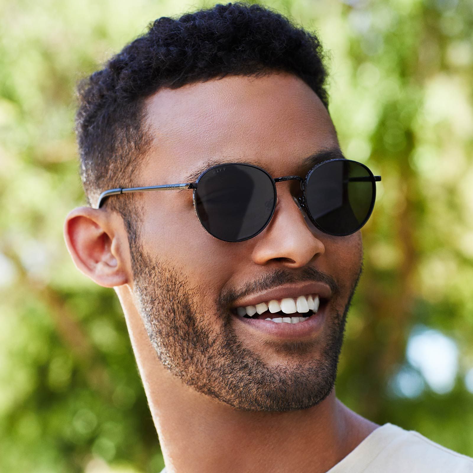 BROOKS - BRUSHED BROWN + GREY TO BLUE GRADIENT SUNGLASSES sold by Diff Eyewear product image thumbnail 7
