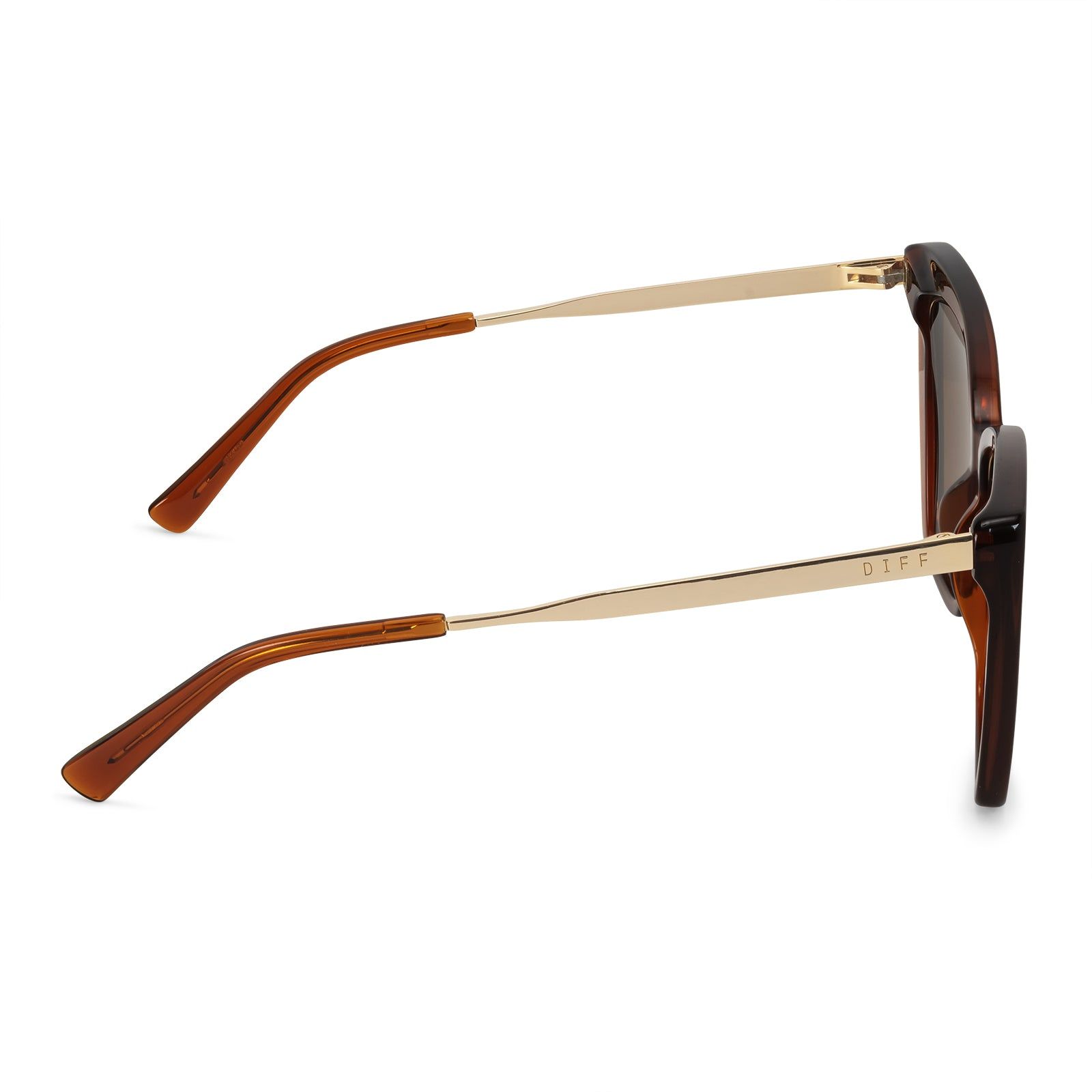 BECKY IV - COGNAC + BROWN SUNGLASSES sold by Diff Eyewear product image thumbnail 4