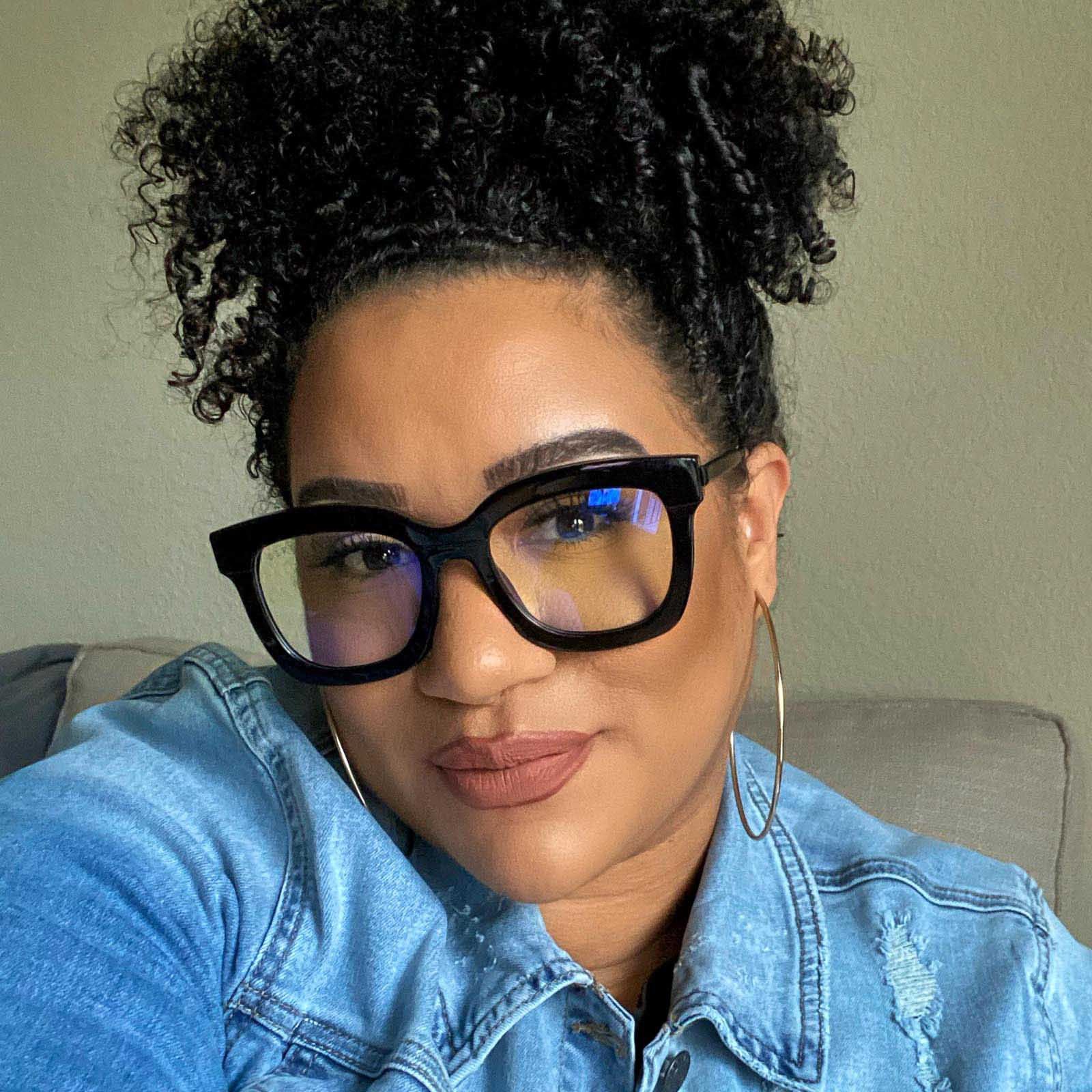 CARSON II - BLACK + BLUE LIGHT GLASSES sold by Diff Eyewear product image thumbnail 5