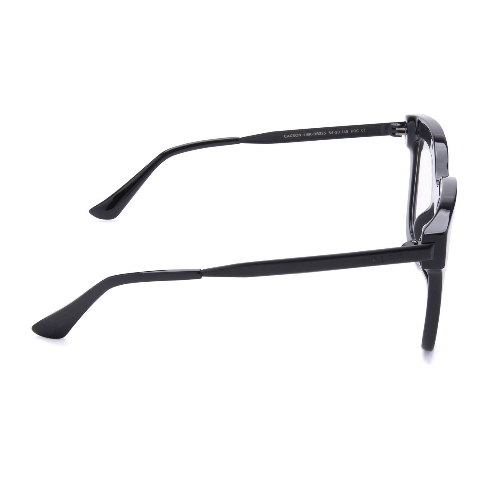 CARSON II - BLACK + BLUE LIGHT GLASSES sold by Diff Eyewear product image thumbnail 4