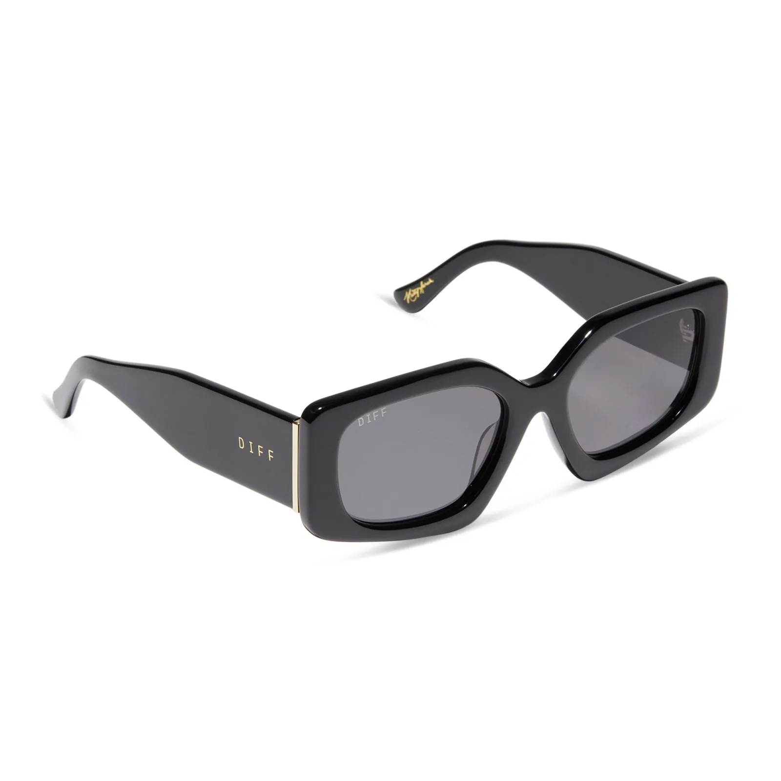 KRISTY SARAH - BRB + BLACK + GREY SUNGLASSES sold by Diff Eyewear product image thumbnail 2