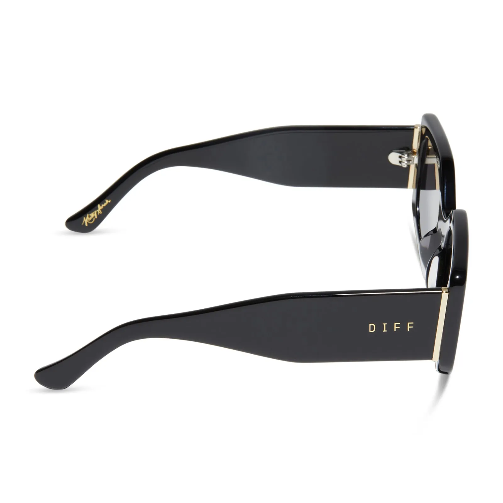 KRISTY SARAH - BRB + BLACK + GREY SUNGLASSES sold by Diff Eyewear product image thumbnail 3