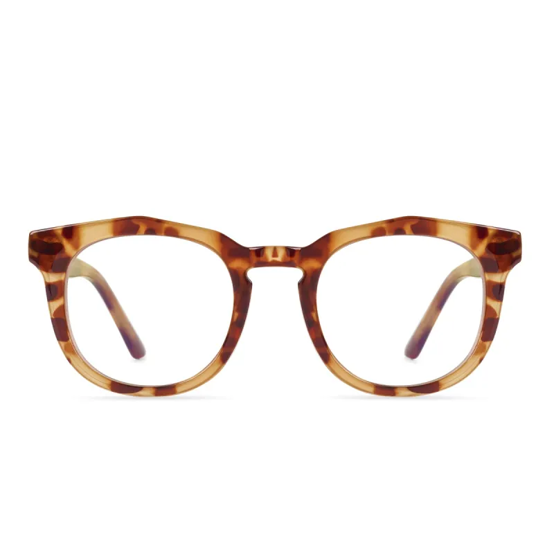 ROWAN - SOLSTICE TORTOISE + BLUE LIGHT READERS sold by Diff Eyewear