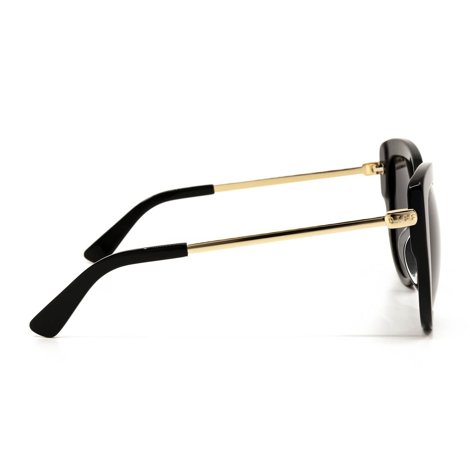 AVERY - BLACK + GREY sold by Diff Eyewear product image thumbnail 3