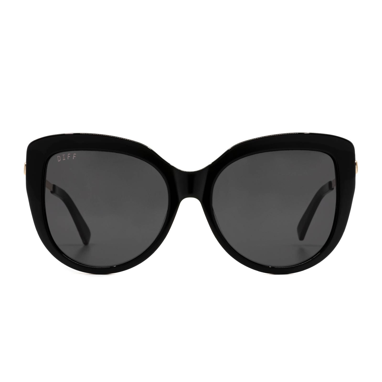 AVERY - BLACK + GREY sold by Diff Eyewear