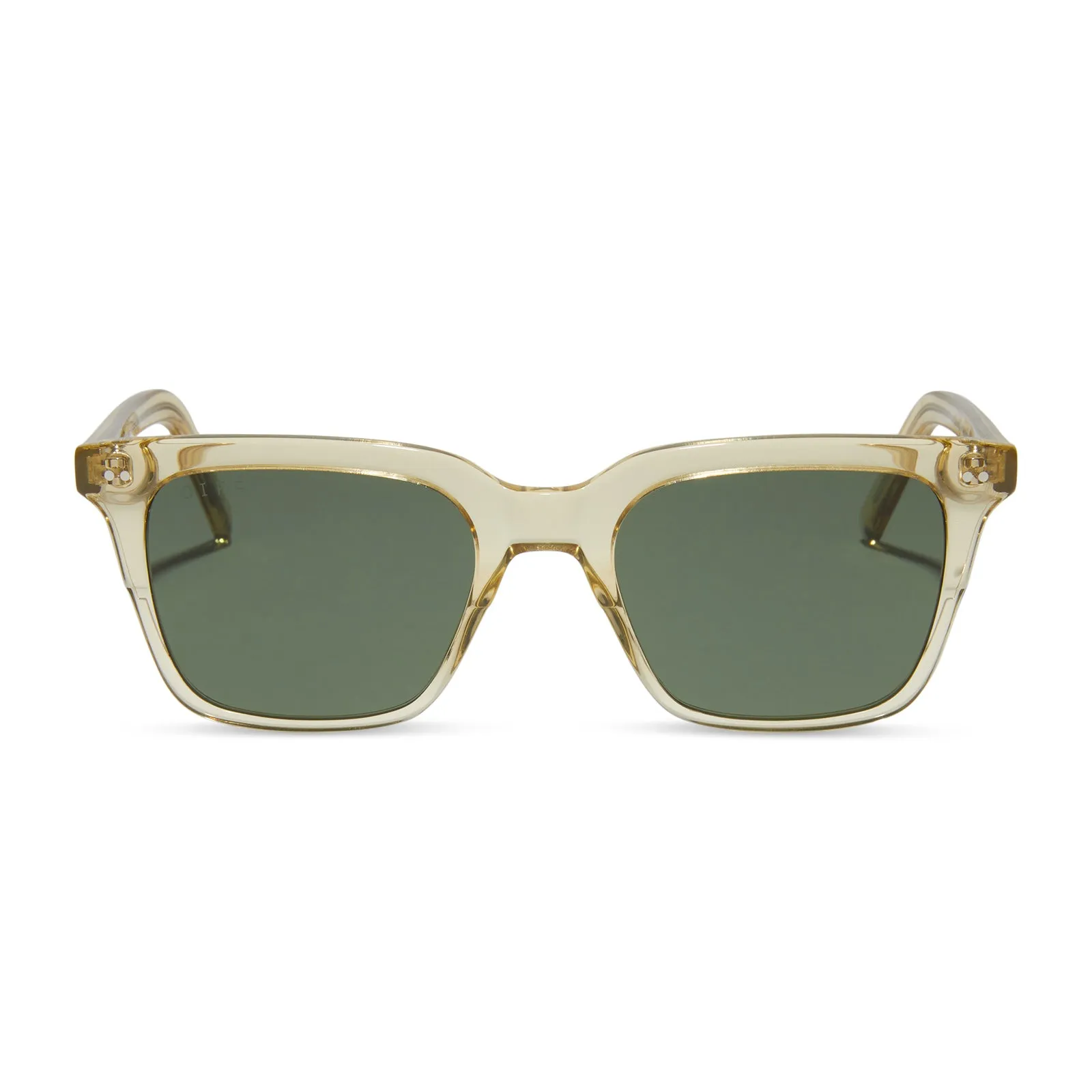 BILLIE - PLATINUM CRYSTAL + G15 POLARIZED SUNGLASSES sold by Diff Eyewear