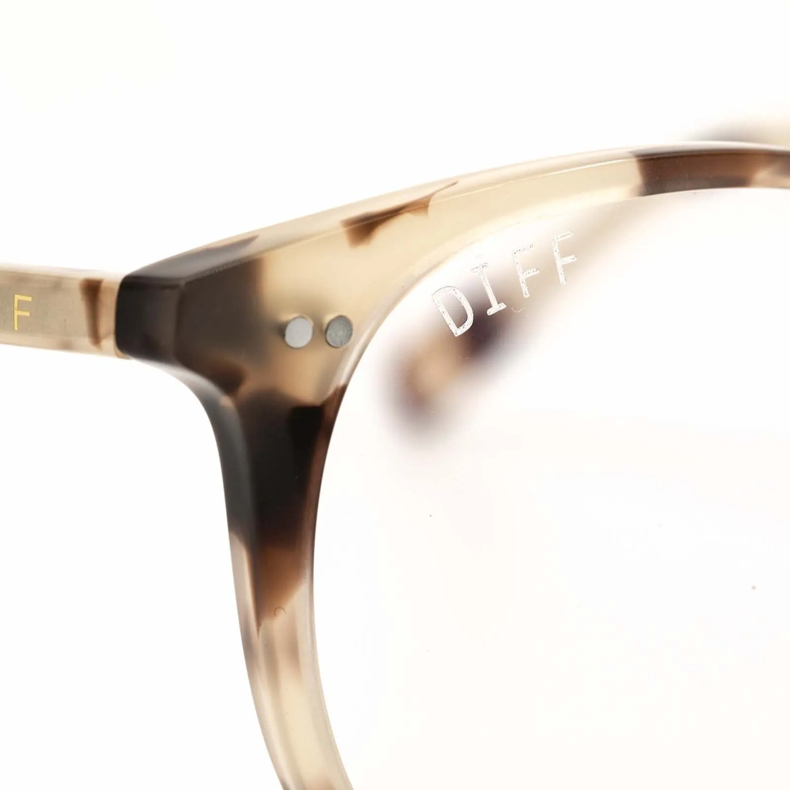 JAXSON - CREAM TORTOISE + BLUE LIGHT TECHNOLOGY GLASSES sold by Diff Eyewear product image thumbnail 4