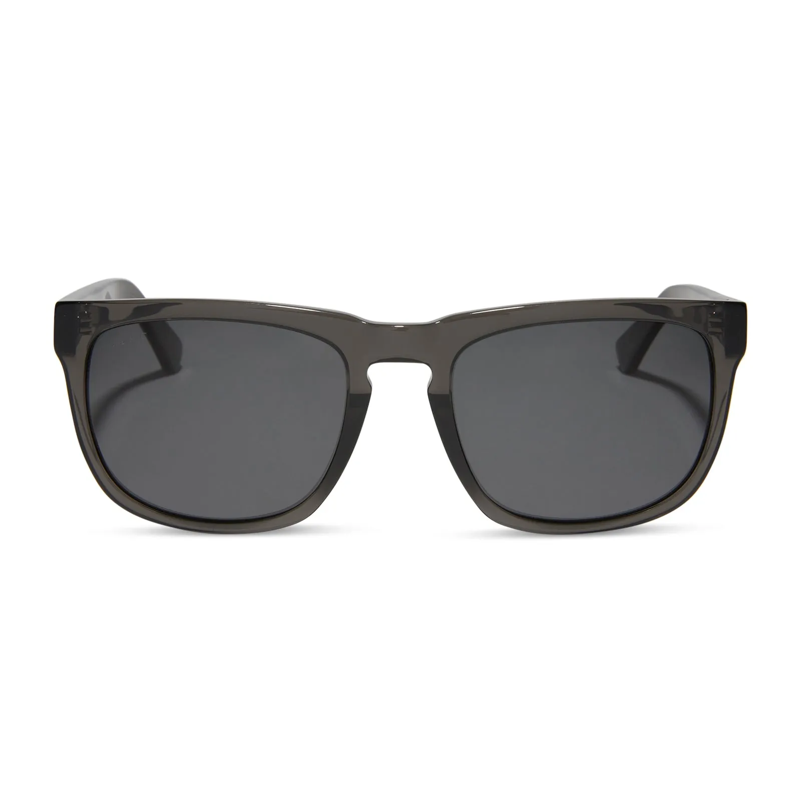 JAKE - BLACK SMOKE CRYSTAL + GREY + POLARIZED SUNGLASSES sold by Diff Eyewear