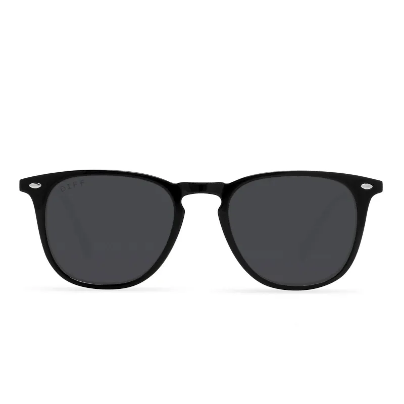 BRODY - BLACK + GREY SUNGLASSES sold by Diff Eyewear