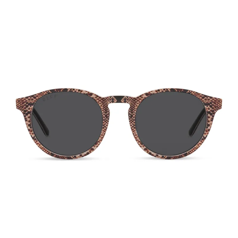 SAWYER - SEA SNAKE + GREY SUNGLASSES sold by Diff Eyewear