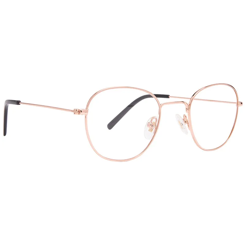 SAGE - ROSE GOLD + BLUE LIGHT TECHNOLOGY CLEAR GLASSES sold by Diff Eyewear product image thumbnail 2