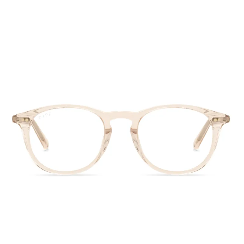 JAXSON - SANDSTONE CRYSTAL + BLUE LIGHT TECHNOLOGY GLASSES sold by Diff Eyewear