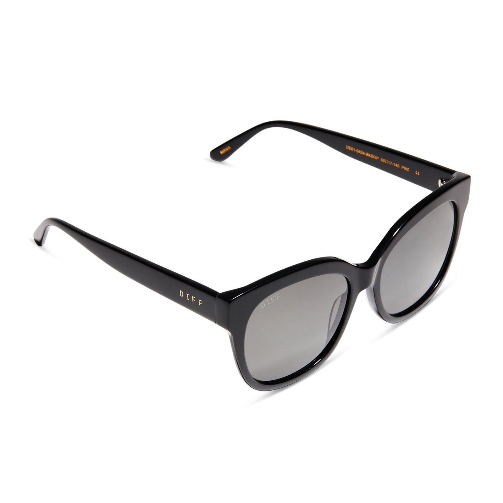 MAYA - BLACK + GREY POLARIZED SUNGLASSES sold by Diff Eyewear product image thumbnail 4