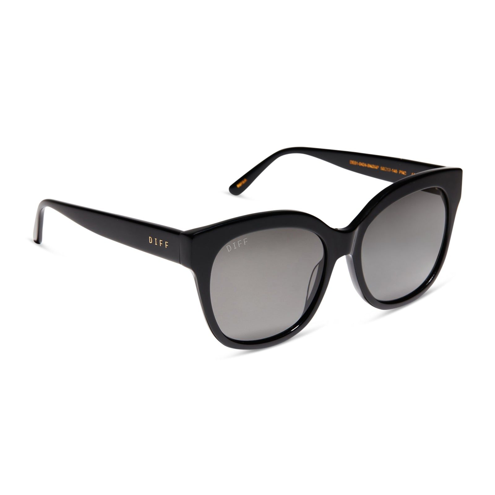 MAYA - BLACK + GREY POLARIZED SUNGLASSES sold by Diff Eyewear product image thumbnail 2