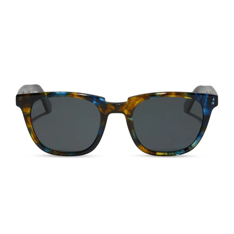 COLTON - GLACIAL TORTOISE + GREY + POLARIZED SUNGLASSES sold by Diff Eyewear