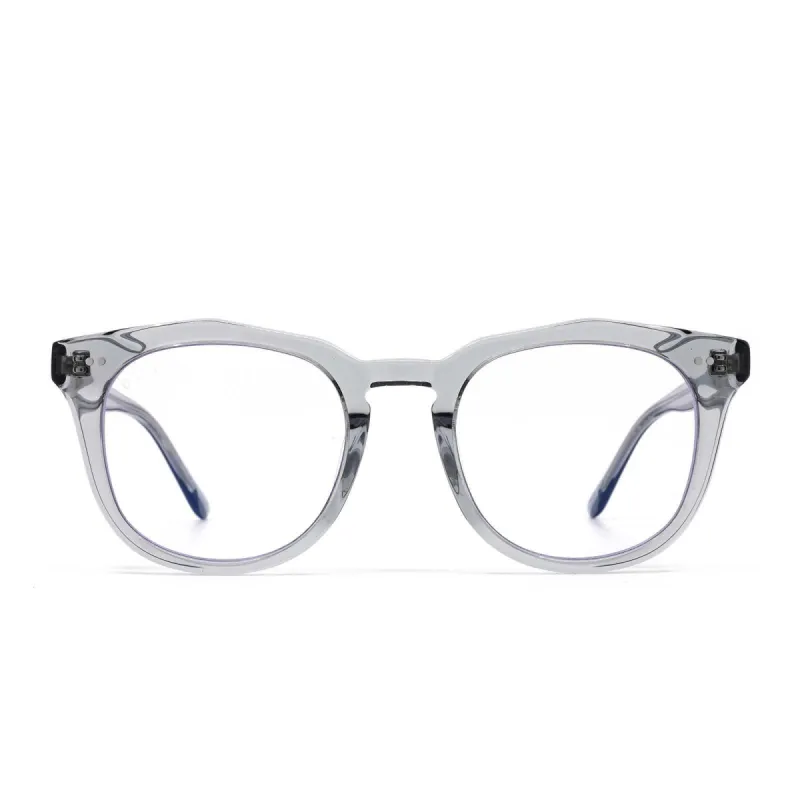 WESTON - SMOKE CRYSTAL + CLEAR GLASSES sold by Diff Eyewear
