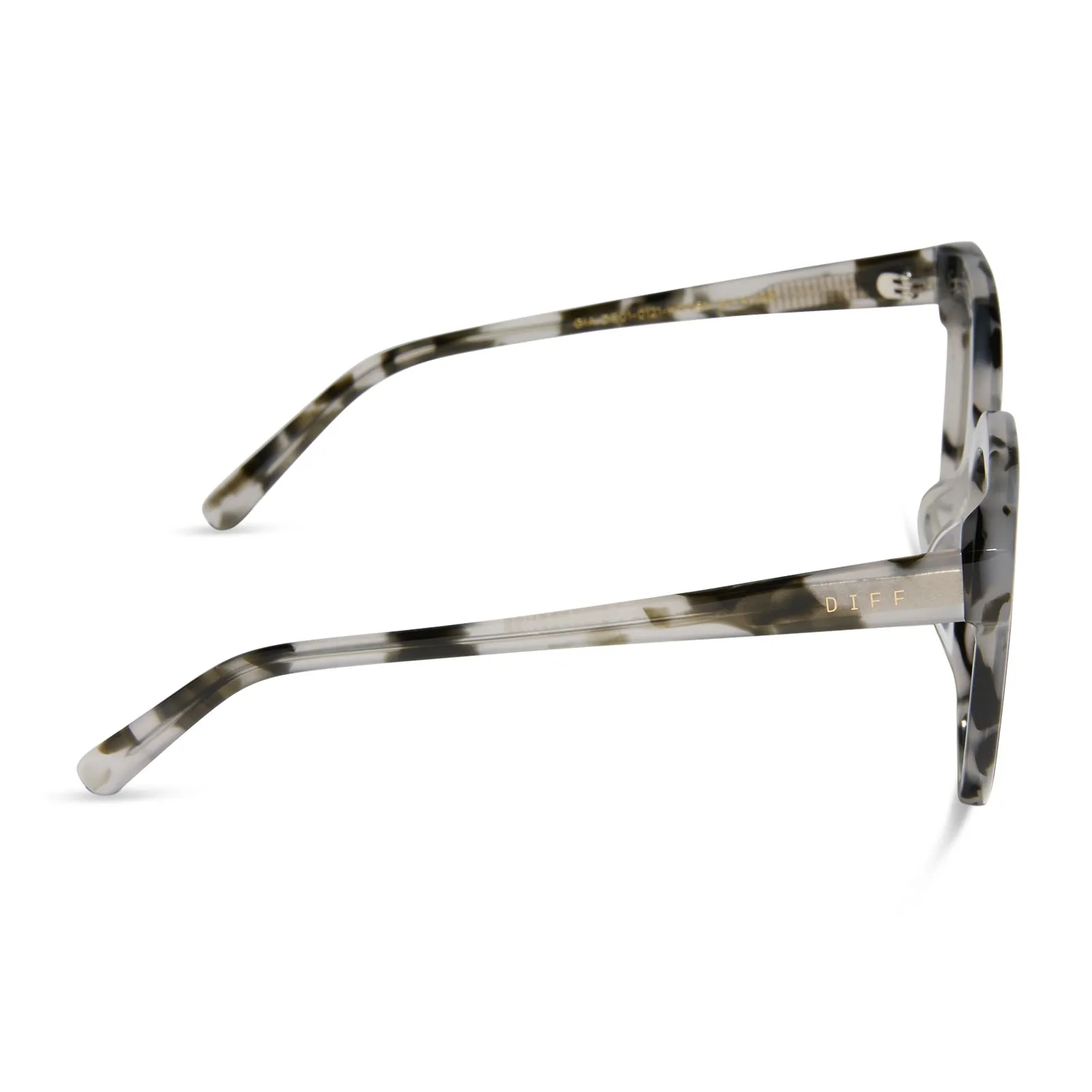 GIA - KOMBU + OLIVE GRADIENT WITH SILVER FLASH SUNGLASSES sold by Diff Eyewear product image thumbnail 3