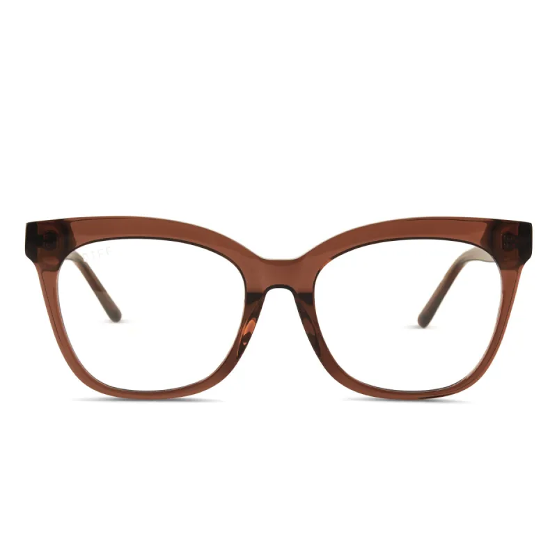 WINSTON - DEEP AMBER + PRESCRIPTION GLASSES sold by Diff Eyewear