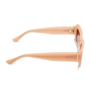 INDY - FADED CITRUS + BROWN GRADIENT SUNGLASSES sold by Diff Eyewear