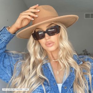 INDY - FADED CITRUS + BROWN GRADIENT SUNGLASSES sold by Diff Eyewear