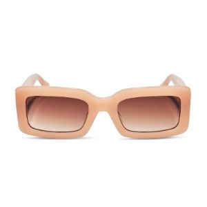 INDY - FADED CITRUS + BROWN GRADIENT SUNGLASSES sold by Diff Eyewear
