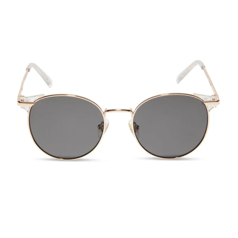 LOGAN - GOLD + GREY SUNGLASSES sold by Diff Eyewear