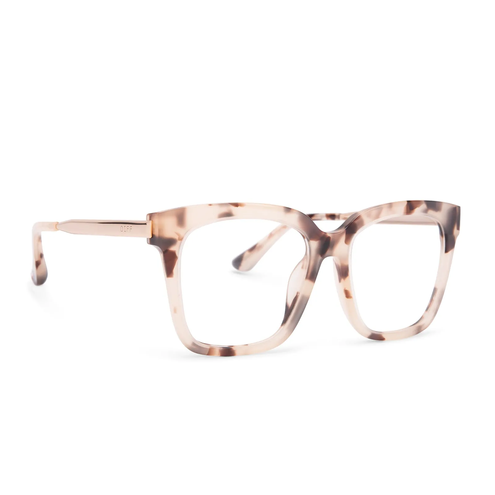 BELLA - CREAM TORTOISE + BLUE LIGHT TECHNOLOGY GLASSES sold by Diff Eyewear product image thumbnail 2