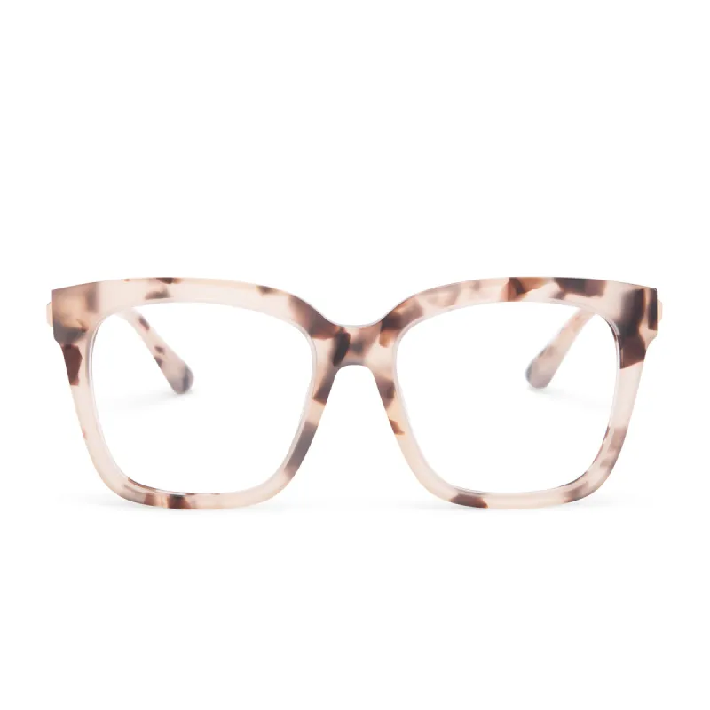 BELLA - CREAM TORTOISE + BLUE LIGHT TECHNOLOGY GLASSES sold by Diff Eyewear