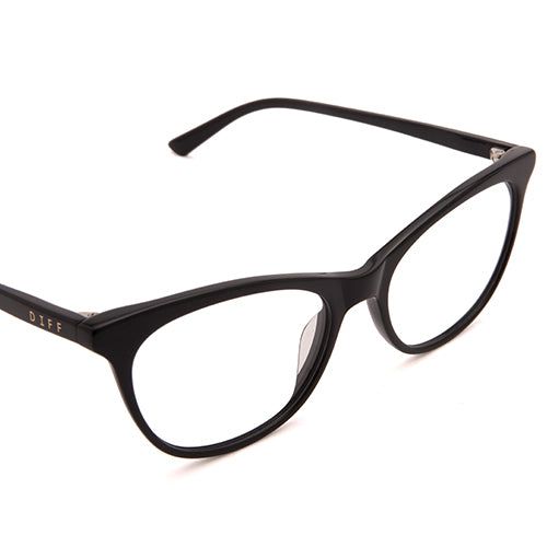 JADE - BLACK + BLUE LIGHT TECHNOLOGY CLEAR GLASSES sold by Diff Eyewear product image thumbnail 4