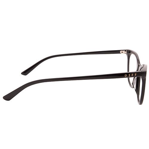 JADE - BLACK + BLUE LIGHT TECHNOLOGY CLEAR GLASSES sold by Diff Eyewear product image thumbnail 3