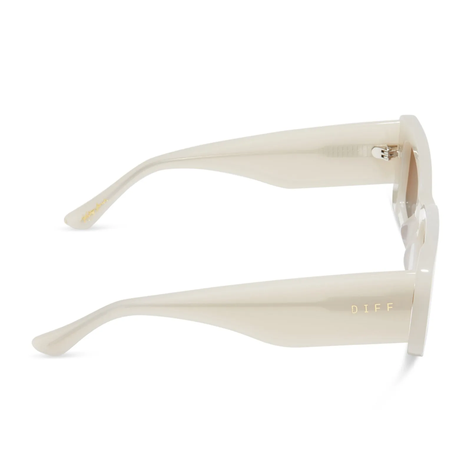 KRISTY SARAH - TTYL + MILKY BEIGE + BROWN SUNGLASSES sold by Diff Eyewear product image thumbnail 3