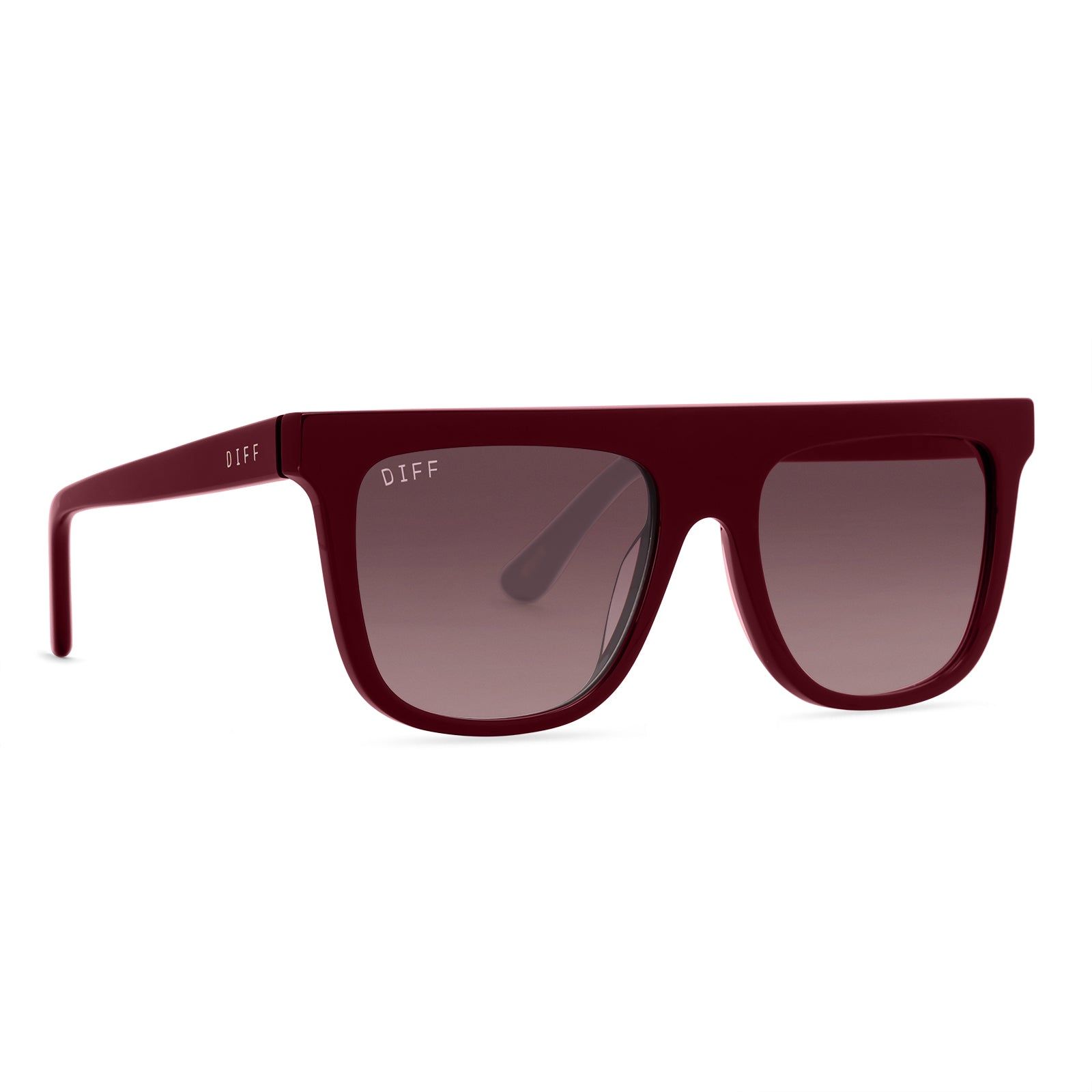 STEVIE - CLARET - WINE GRADIENT SUNGLASSES sold by Diff Eyewear product image thumbnail 2