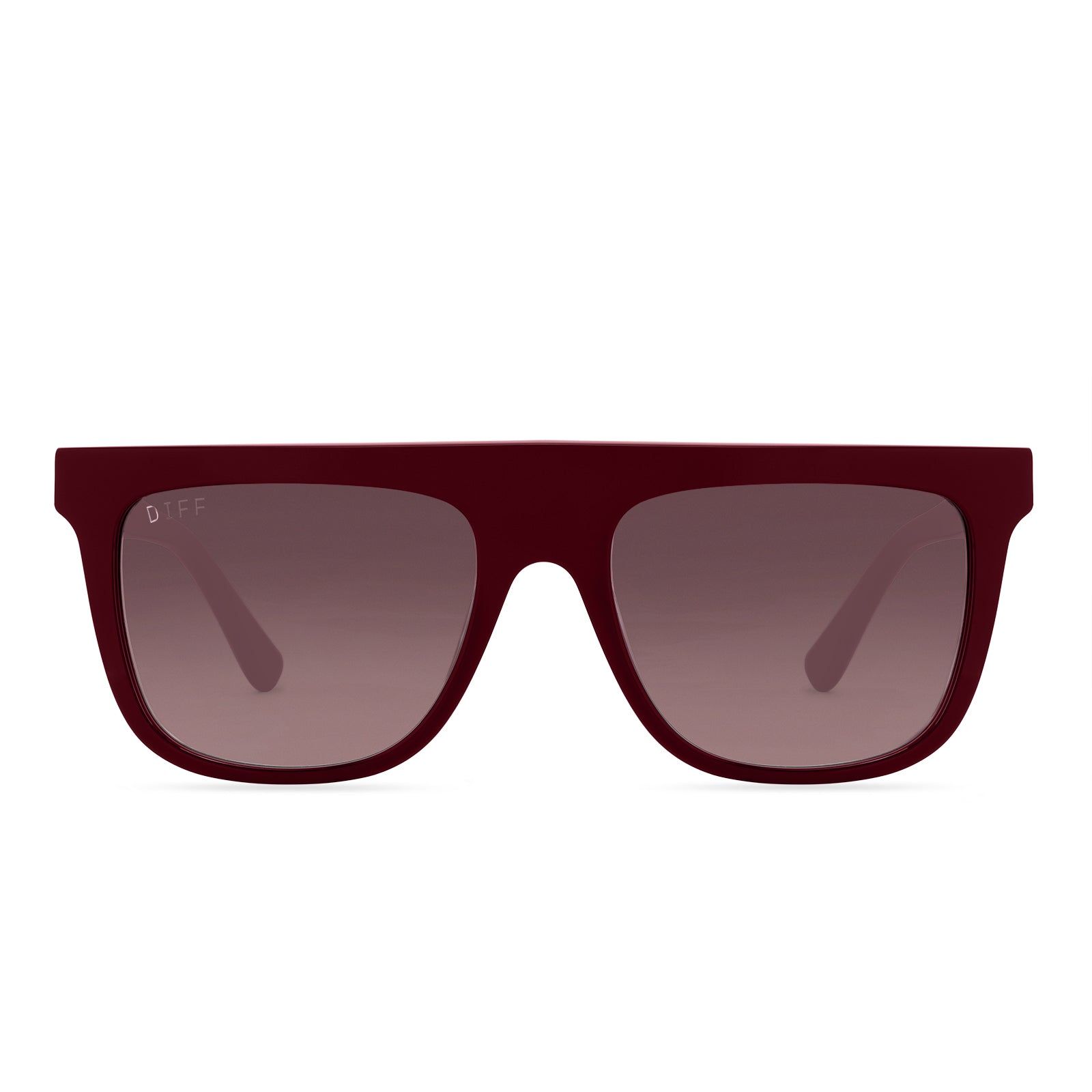 STEVIE - CLARET - WINE GRADIENT SUNGLASSES sold by Diff Eyewear