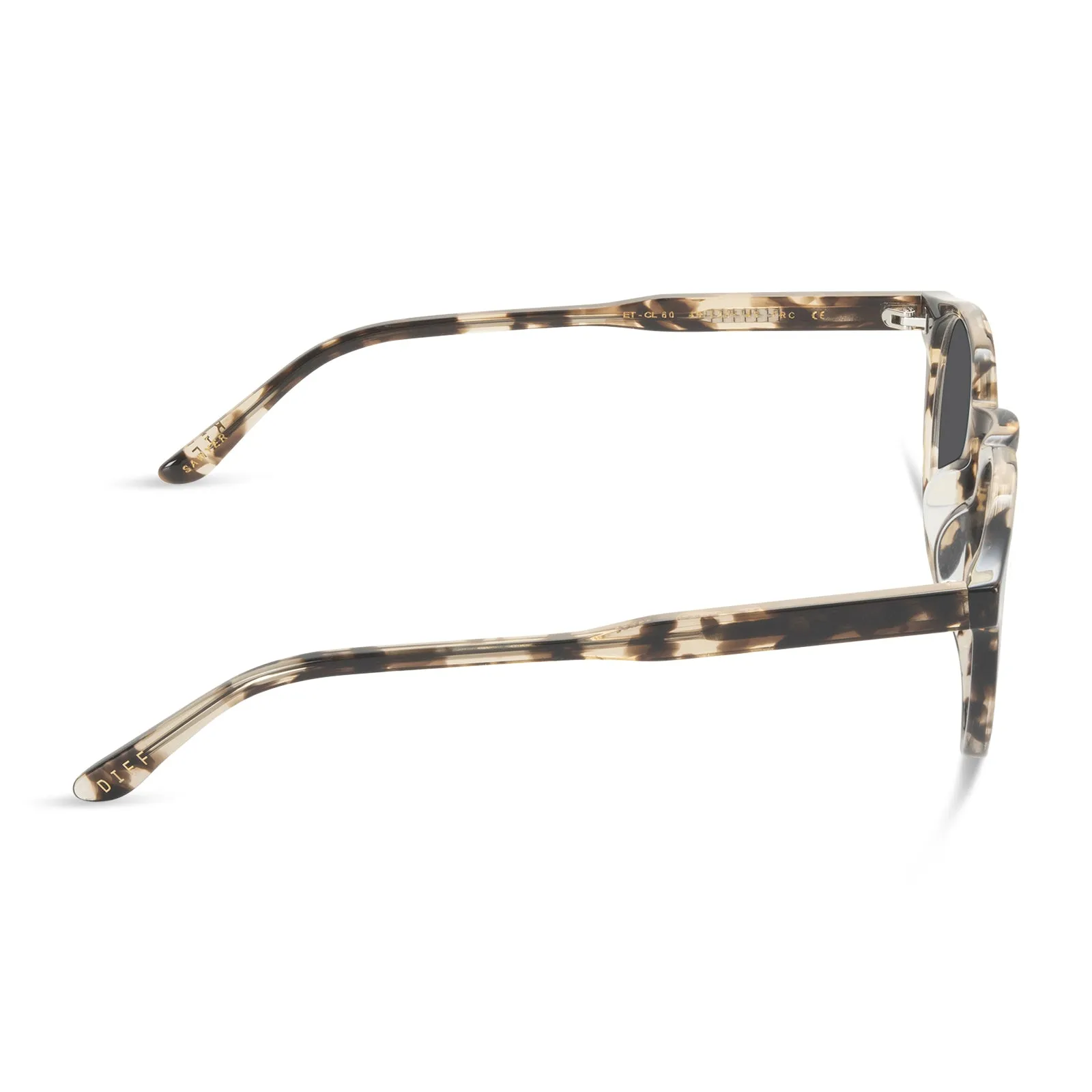 SAWYER - ESPRESSO TORTOISE + GREY SUNGLASSES sold by Diff Eyewear product image thumbnail 3