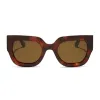 MAREN - SALTED CARAMEL TORTOISE + BROWN + POLARIZED SUNGLASSES sold by Diff Eyewear