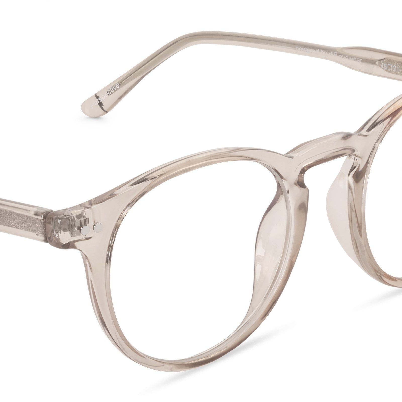 WOMEN'S HEALTH PERSPECTIVE - VINTAGE CRYSTAL + CLEAR sold by Diff Eyewear product image thumbnail 3