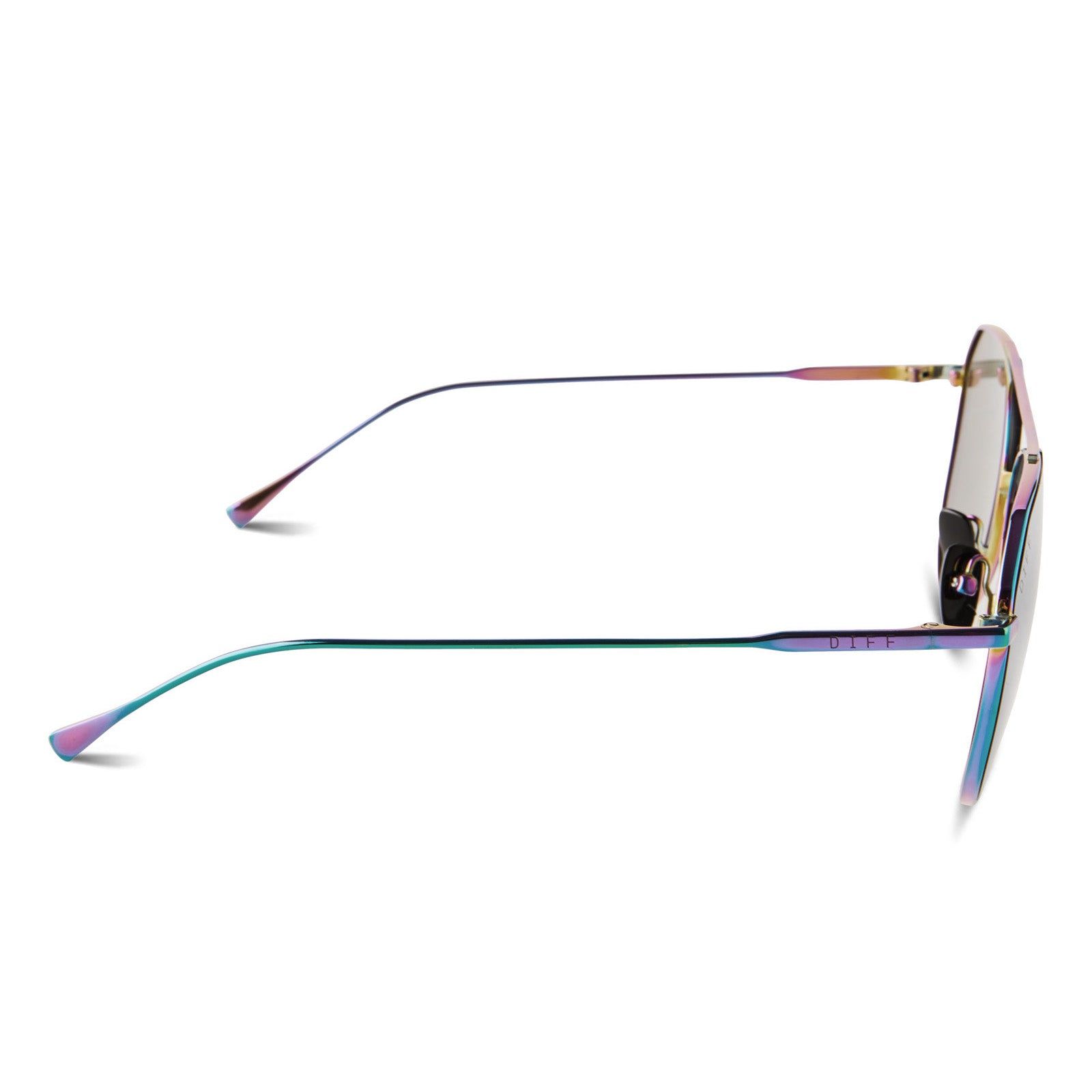 DASH XS - OIL SLICK + GREY MIRROR SUNGLASSES sold by Diff Eyewear product image thumbnail 3