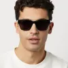DEAN - BLACK SMOKE CRYSTAL + GREY + POLARIZED SUNGLASSES sold by Diff Eyewear