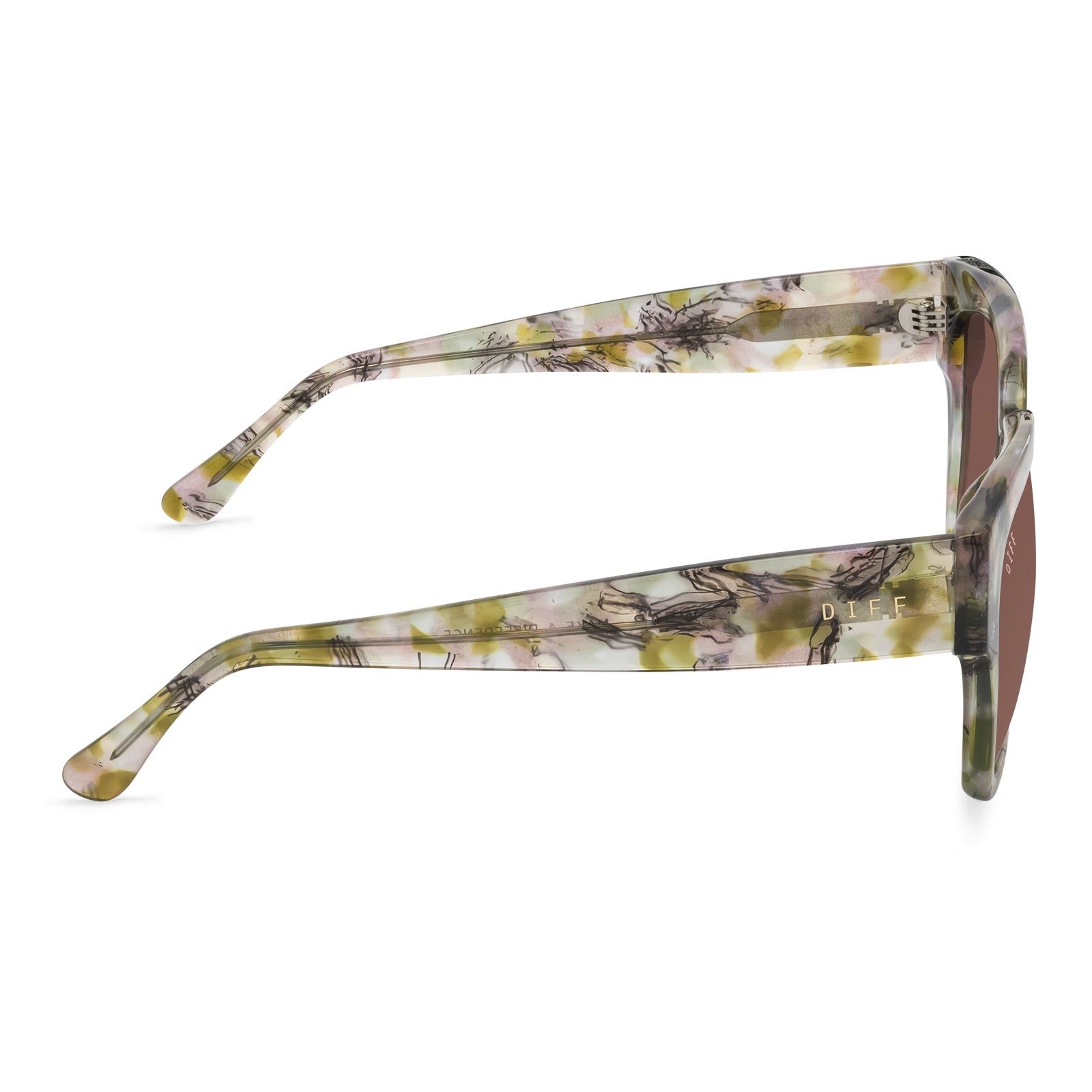 BELLA II - AGATE + BROWN GRADIENT SUNGLASSES sold by Diff Eyewear product image thumbnail 3