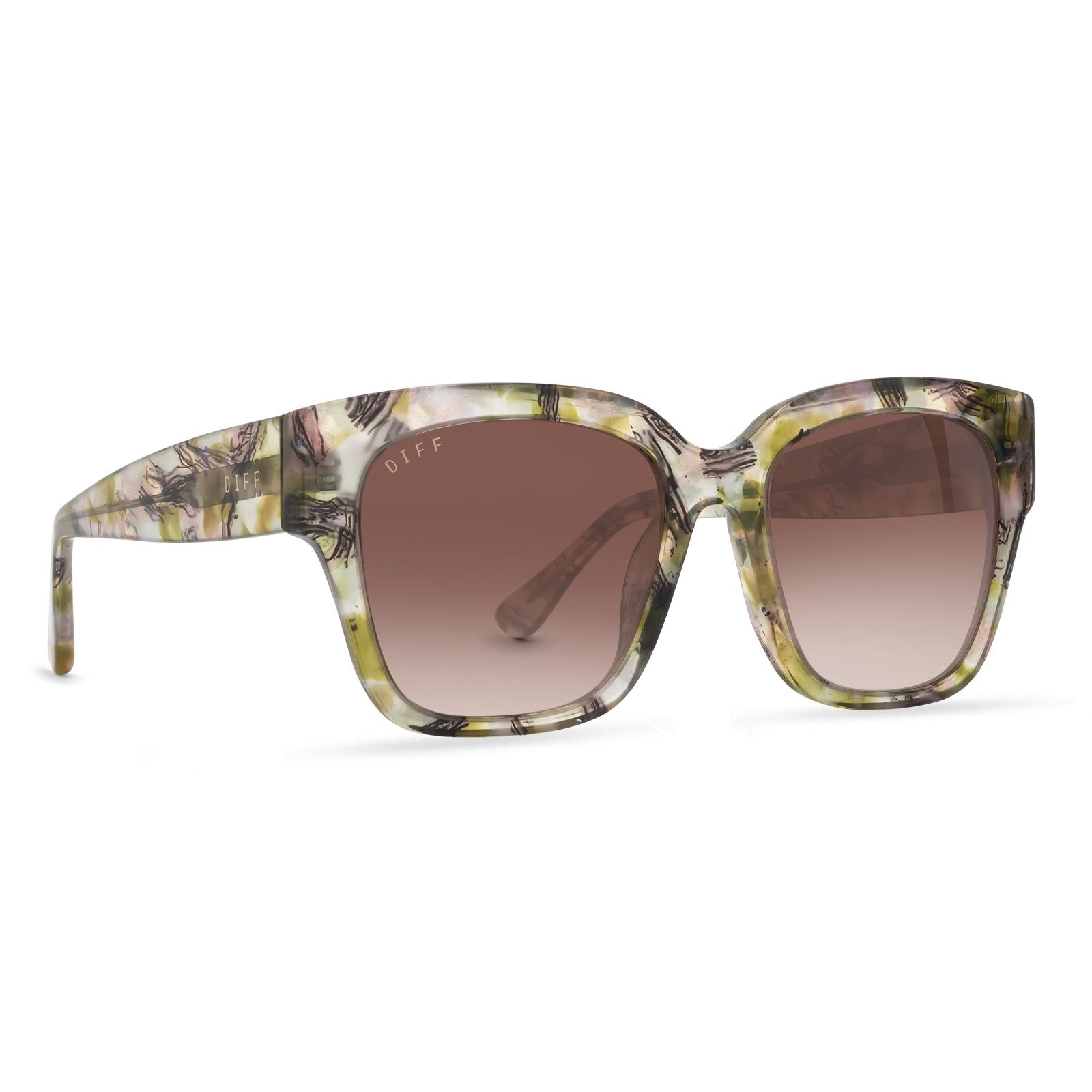 BELLA II - AGATE + BROWN GRADIENT SUNGLASSES sold by Diff Eyewear product image thumbnail 2