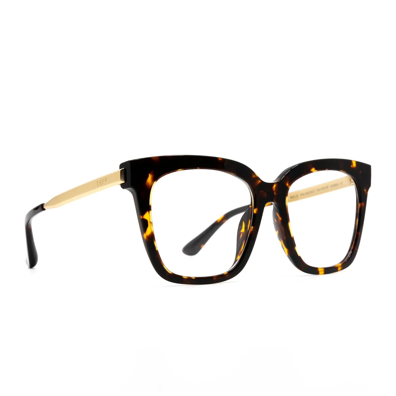 BELLA - TORTOISE + GLASSES sold by Diff Eyewear product image thumbnail 2