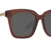 BELLA - FESTIVE CHESTNUT + GREY SUNGLASSES sold by Diff Eyewear