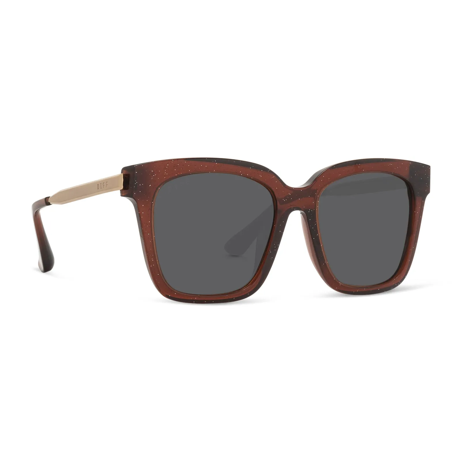 BELLA - FESTIVE CHESTNUT + GREY SUNGLASSES sold by Diff Eyewear product image thumbnail 2