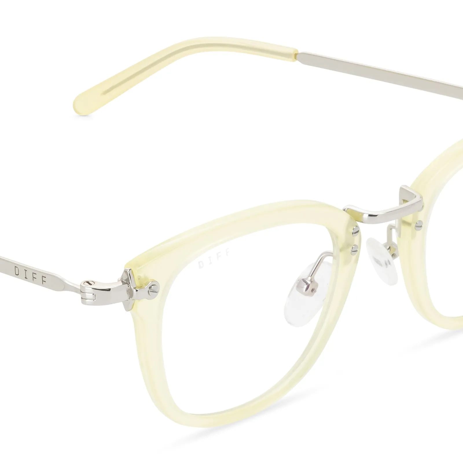 RUE - BUTTERCREAM + BLUE LIGHT TECHNOLOGY GLASSES sold by Diff Eyewear product image thumbnail 3