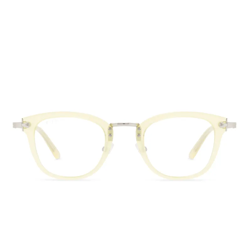 RUE - BUTTERCREAM + BLUE LIGHT TECHNOLOGY GLASSES sold by Diff Eyewear